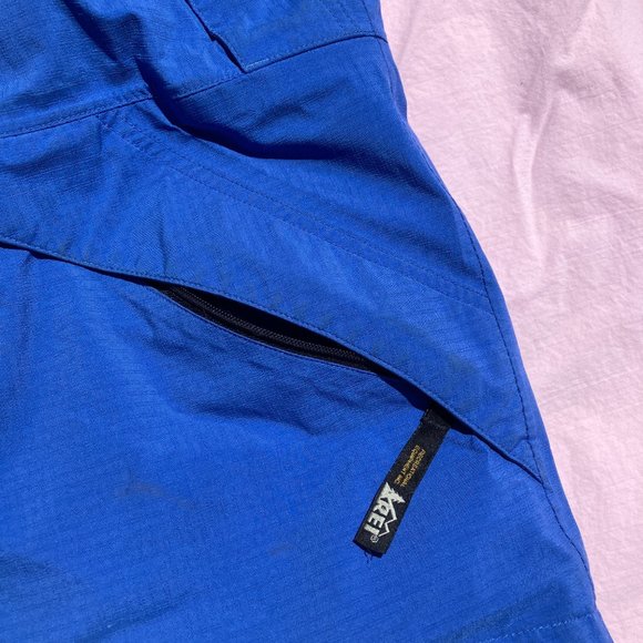 REI Winter Jacket Gore-Tex Womens Blue Black Rain Jacket Ventilation M - Picture 4 of 14